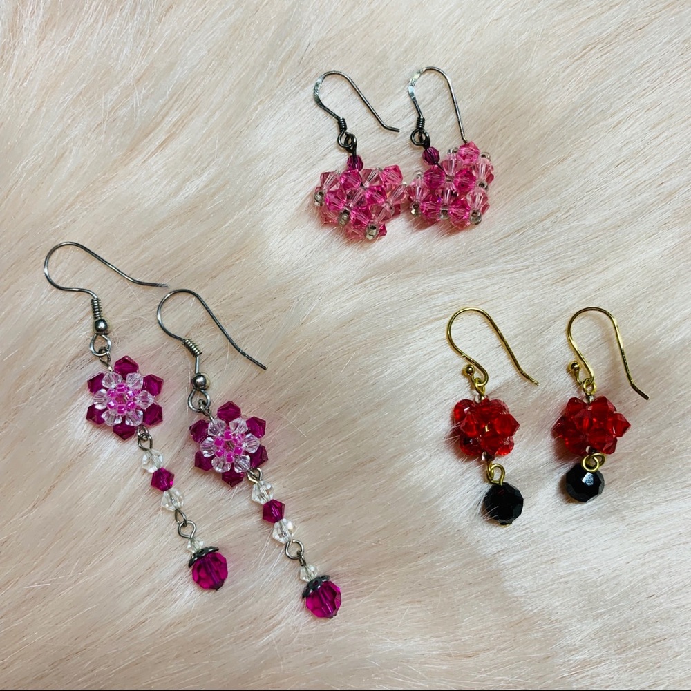Handmade Swarovski Crystal Earrings